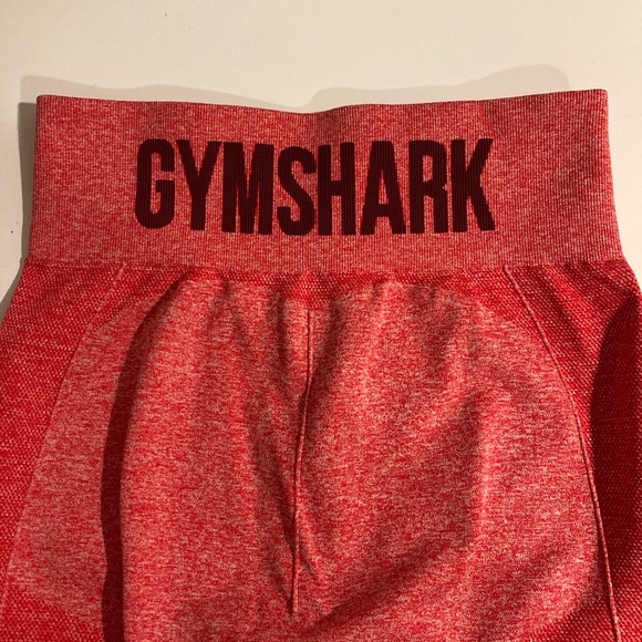 Gymshark Flex High Waisted Leggings in Red Marle - Picture 2 of 5
